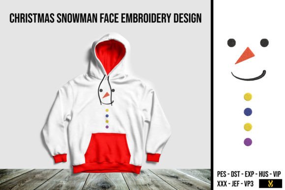 Christmas Snowman Face Embroidery Review