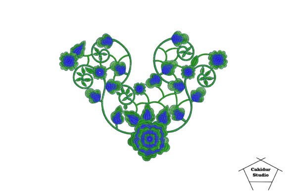 Creeping Blue Flowers Embroidery Review