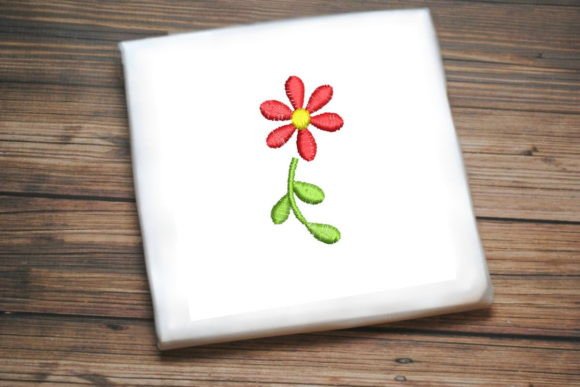 Cute Spring Red Flower Embroidery Review