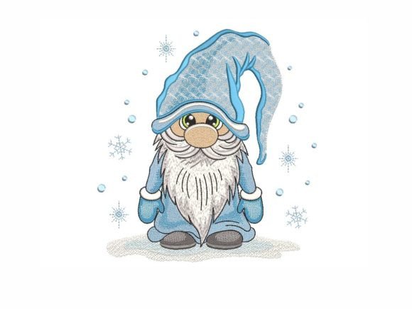 Cute Winter Gnome Embroidery Review