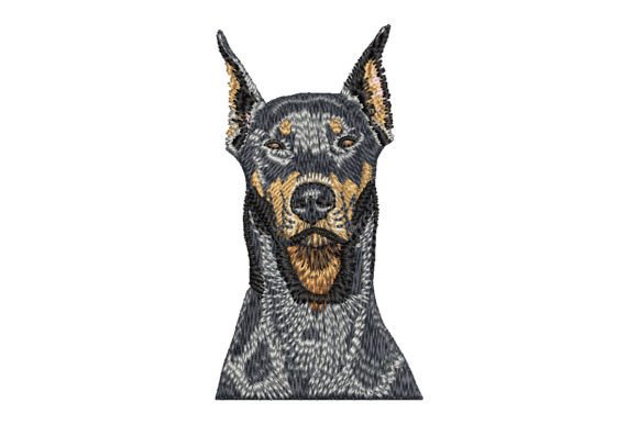 Doberman Pinscher Embroidery Review