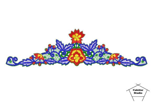 Double Flowers Bush Embroidery Design Review