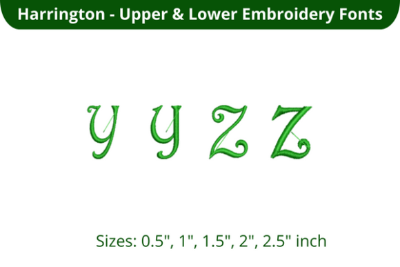 Harrington Font YZ Review for Boutique Apparel