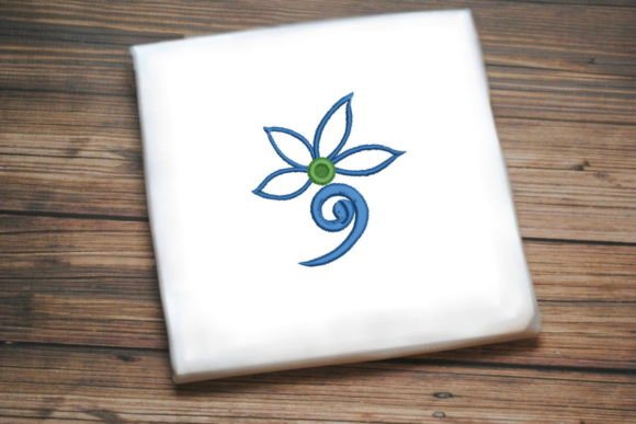Lovely Blue Flower: A Designer’s Take on Seasonal Embroidery