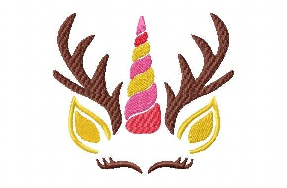 Unicorn Reindeer Embroidery Review